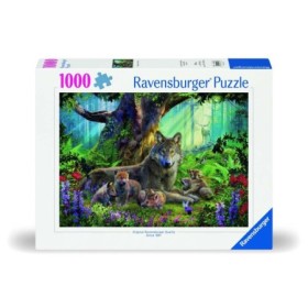 Puzzle familie lupi 1000 piese design nou